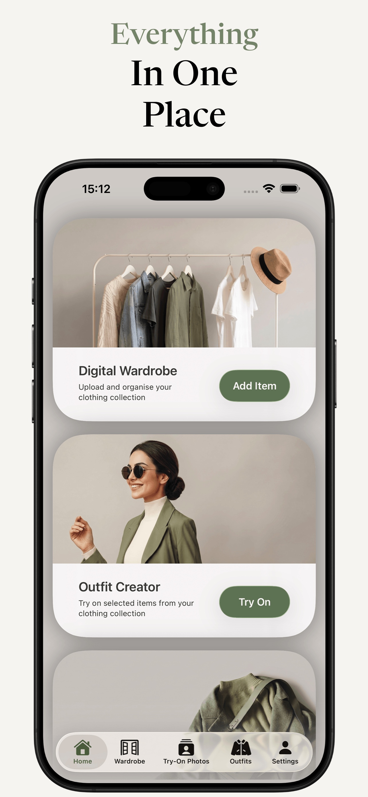 MyDrobe app screenshot